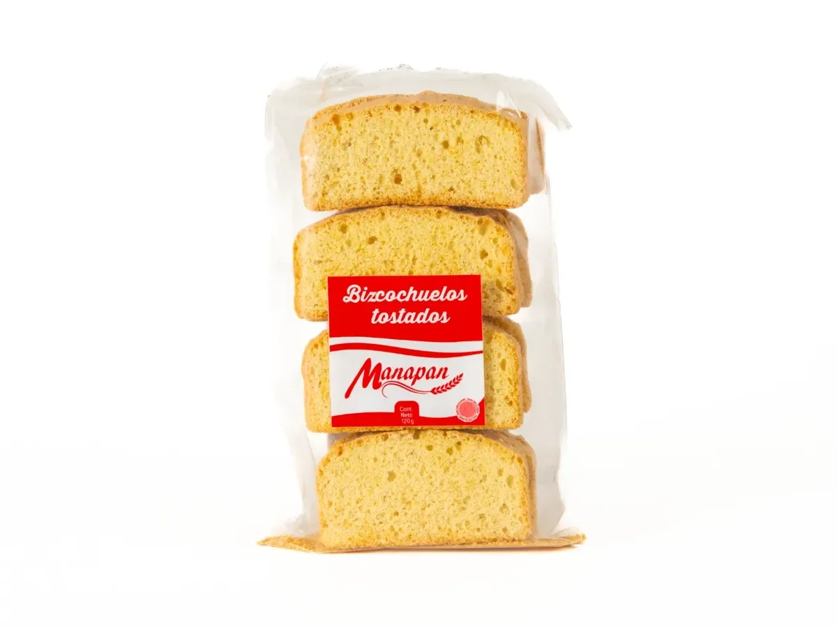 Bizcochuelos Tostados MANAPAN 120G - Snacks | Andes