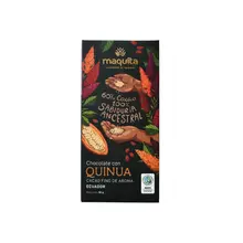 Chocolate 60% con Quinua MAQUITA 50G
